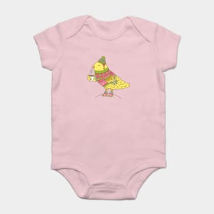 Winter bird Baby Bodysuit